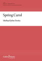 Spring Carol SATB choral sheet music cover